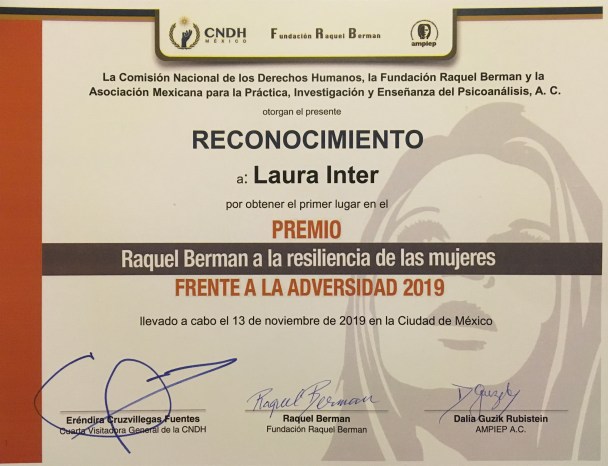 Premio Raquel Berman (Laura Inter)