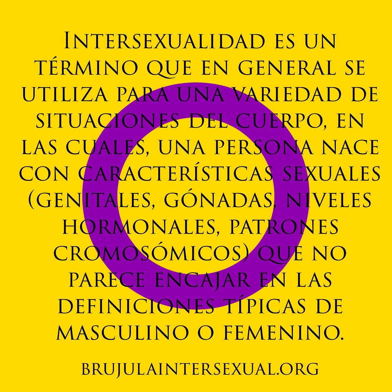 ¿Qué es la intersexualidad? Brújula Intersexual